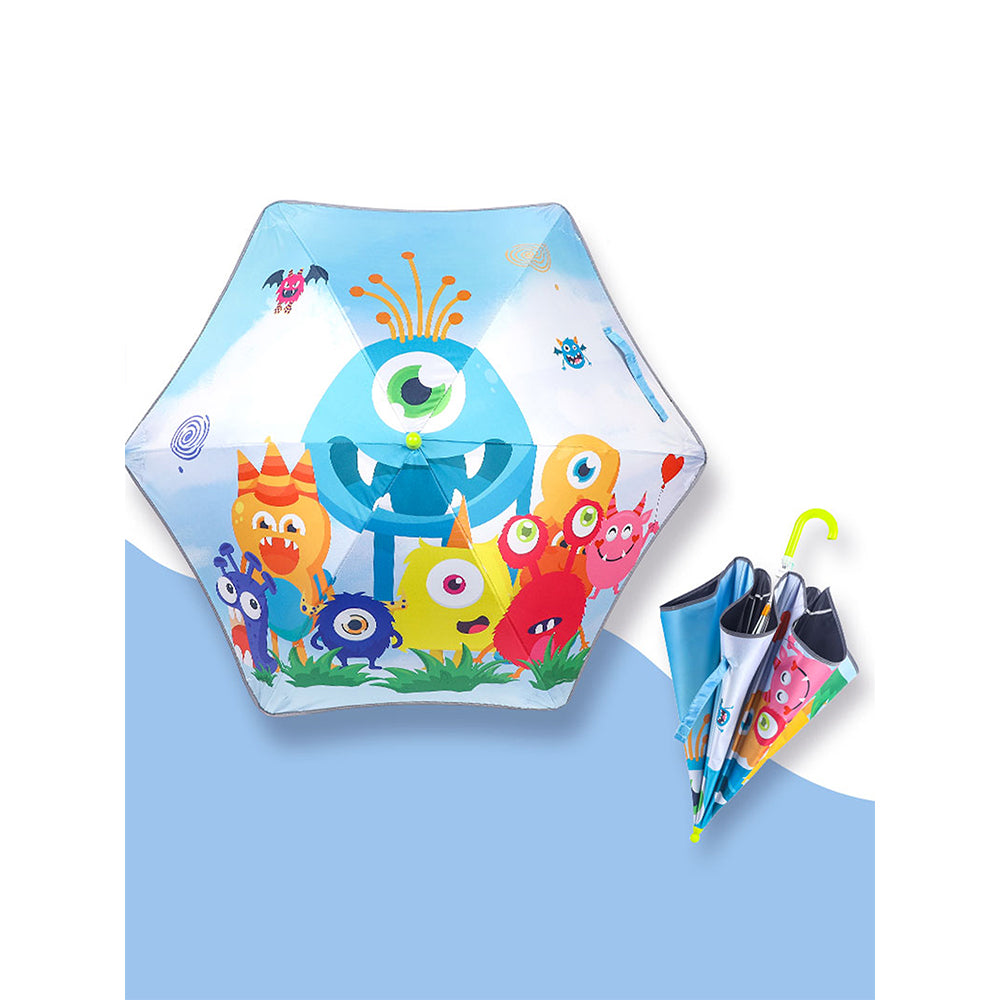 One Eye Monster Canopy Umbrella for Kids, 2Years -5 Years - Little Surprise Box