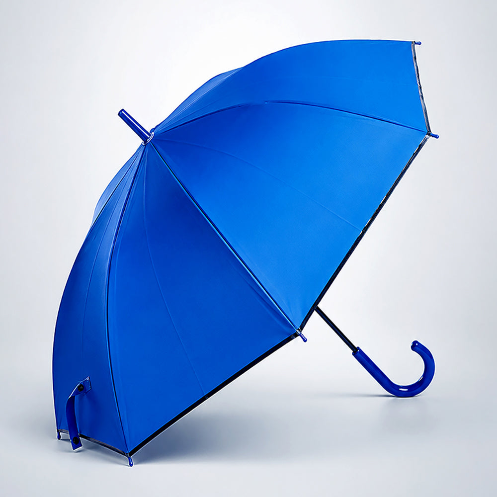 Navy Blue Solid Black border Umbrella for Adults & Teens