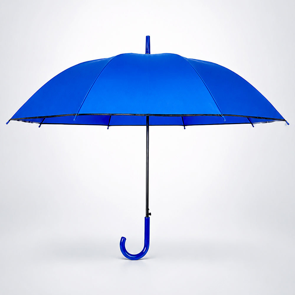 Navy Blue Solid Black border Umbrella for Adults & Teens