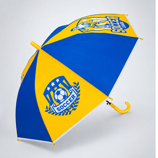 Soccer League Print Umbrella for Kids,5yrs-10yrs