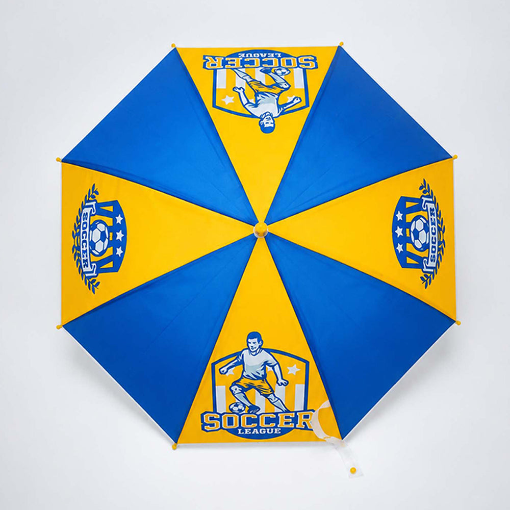 Soccer League Print Umbrella for Kids,5yrs-10yrs
