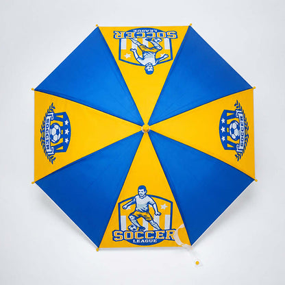 Soccer League Print Umbrella for Kids,5yrs-10yrs