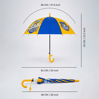 Soccer League Print Umbrella for Kids,5yrs-10yrs