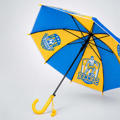 Soccer League Print Umbrella for Kids,5yrs-10yrs