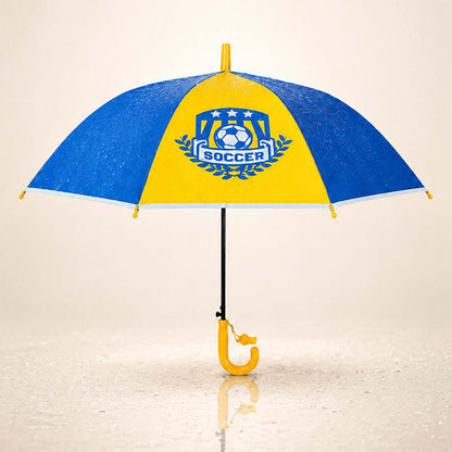 Soccer League Print Umbrella for Kids,5yrs-10yrs