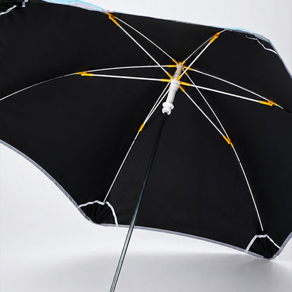 Wheel style Planet Space Astronaut Printed UPF 50+ Kids-Umbrella-5-10Y