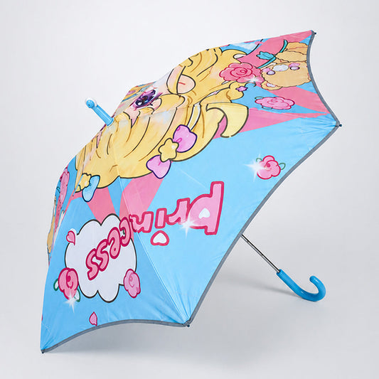 Wheel style Princess Girl Printed UPF 50+ Kids-Umbrella-5-10Y
