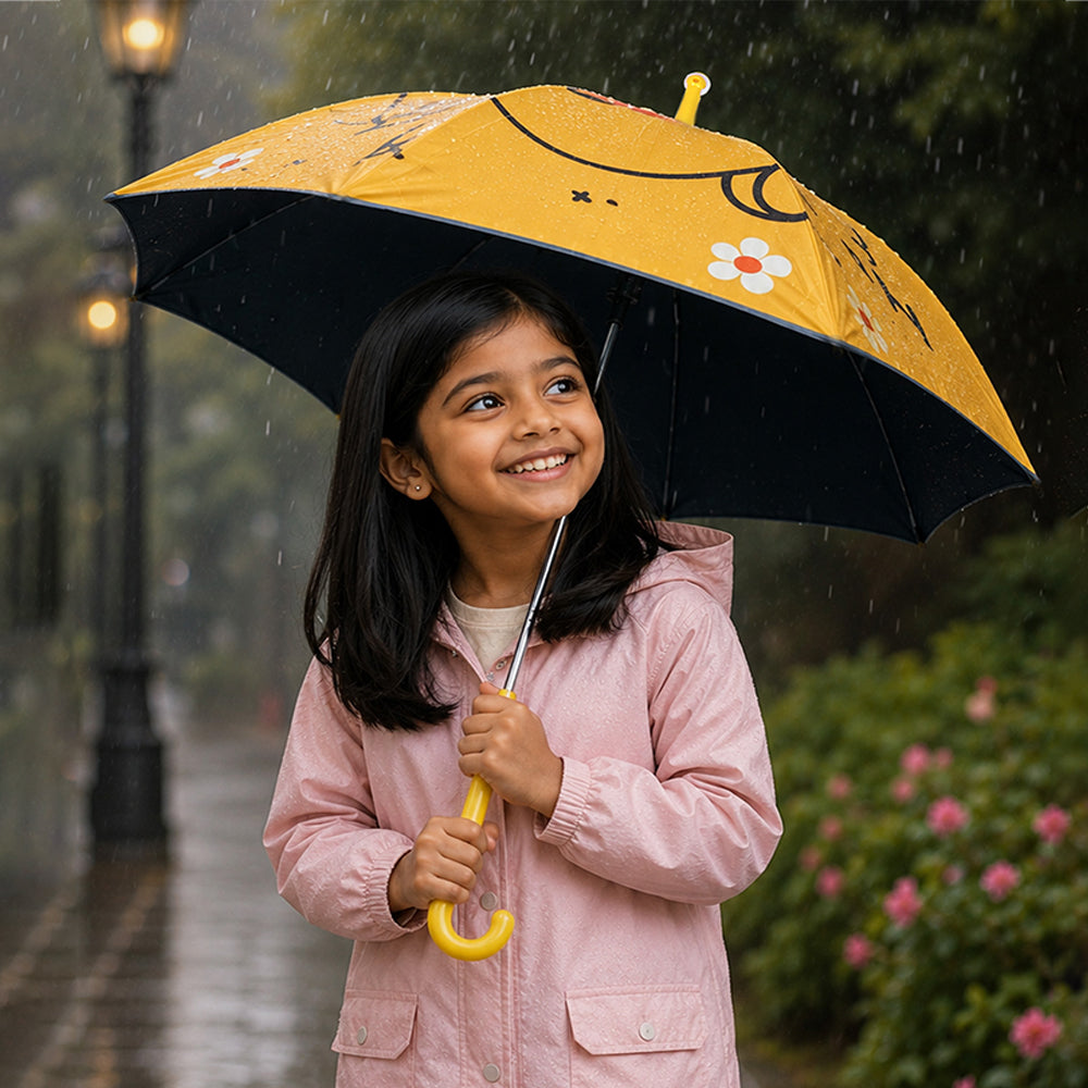 Wheel style Quack Ducky Wheel style printed UPF 50+ Kids-Umbrella -5-10Y