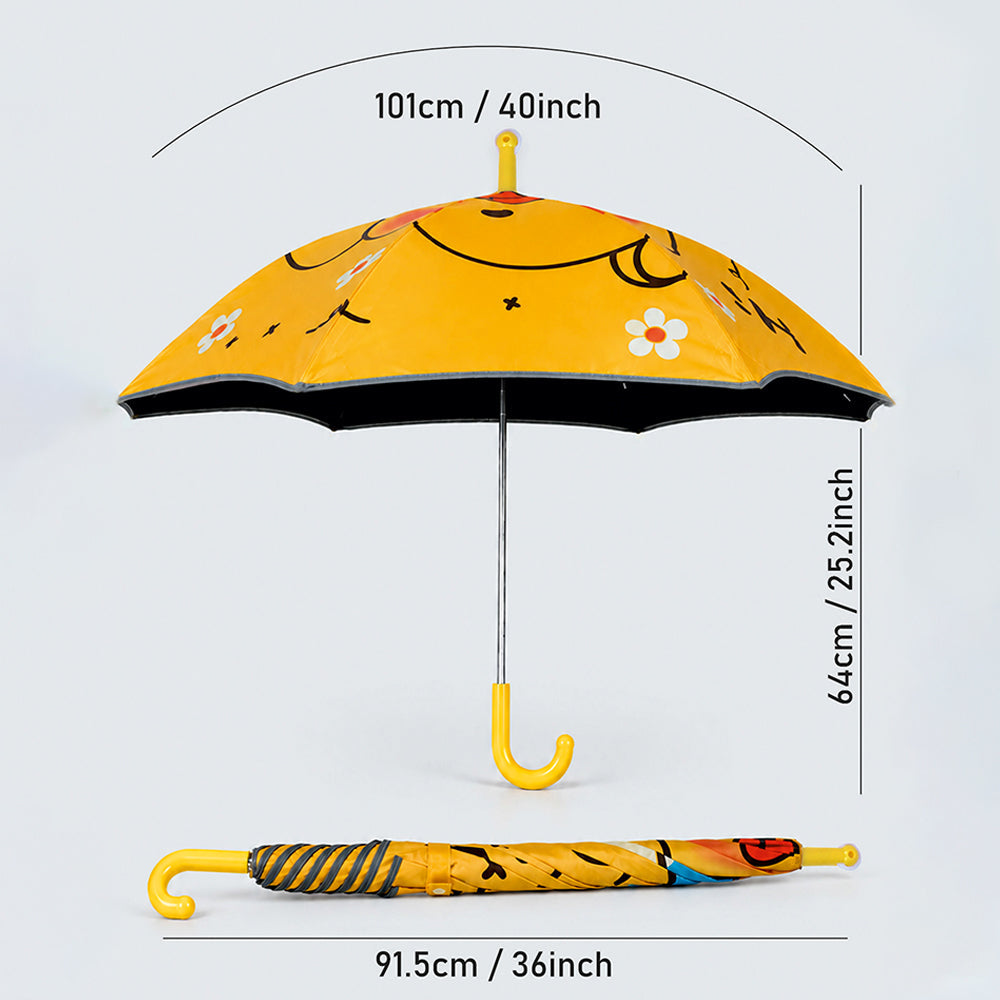 Wheel style Quack Ducky Wheel style printed UPF 50+ Kids-Umbrella -5-10Y