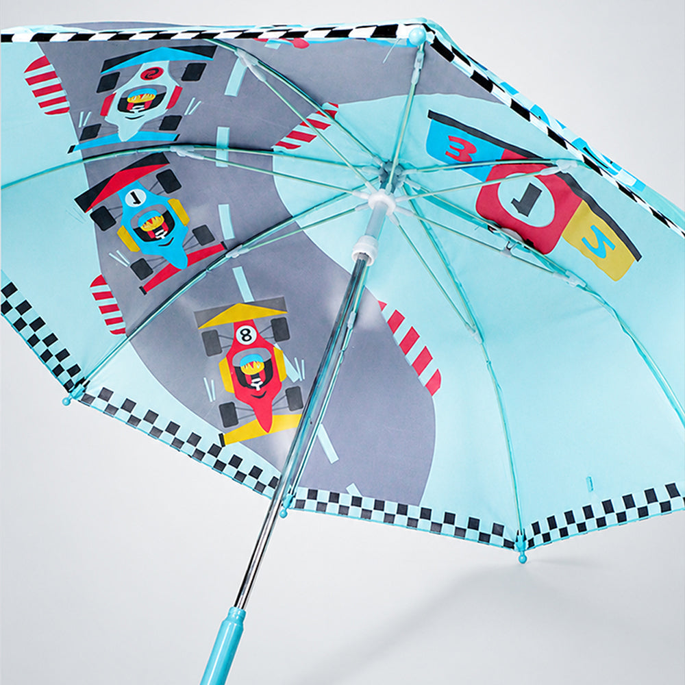 3D Trophy No.1 Racer Umbrella for Kids 3-8Y