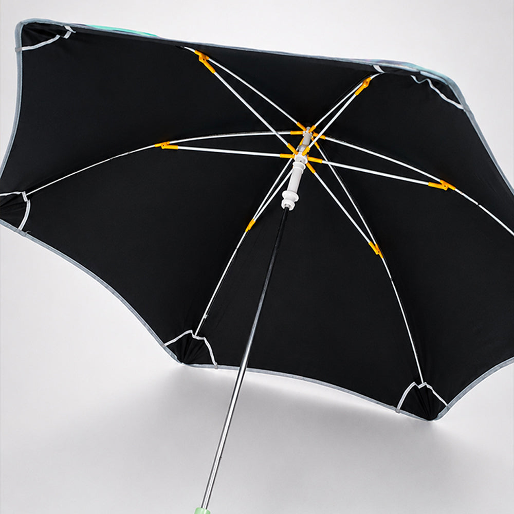 Wheel style Rainbow Duck Printed UPF 50+ Kids-Umbrella-5-10Y