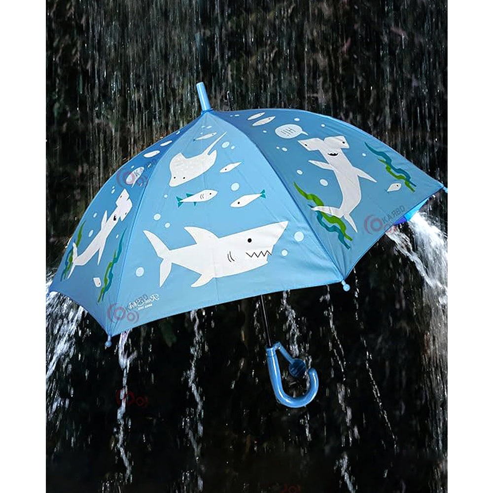 Shark theme Color Changing Magic Umbrella for Kids,5Years - 10Years - Little Surprise Box