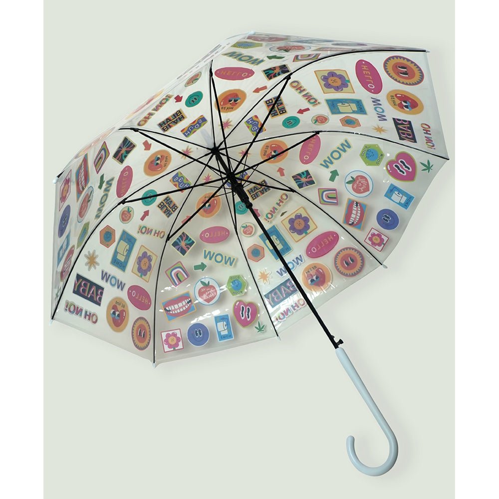 Stamp Transparent Umbrella for Adults - Little Surprise Box
