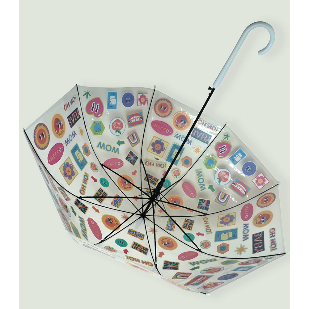Stamp Transparent Umbrella for Adults - Little Surprise Box