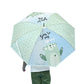 Light Green, Translucent Kelly-Jo all over teddy paws Rain and All-season Umbrella for Kids & Adults - Little Surprise Box