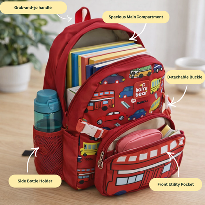 Little City Explorer For Todlers & Kids - London Bus Backpack