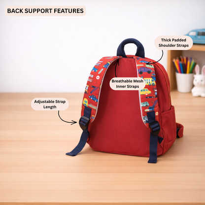 Little City Explorer For Todlers & Kids - London Bus Backpack
