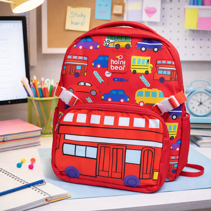 Little City Explorer For Todlers & Kids - London Bus Backpack