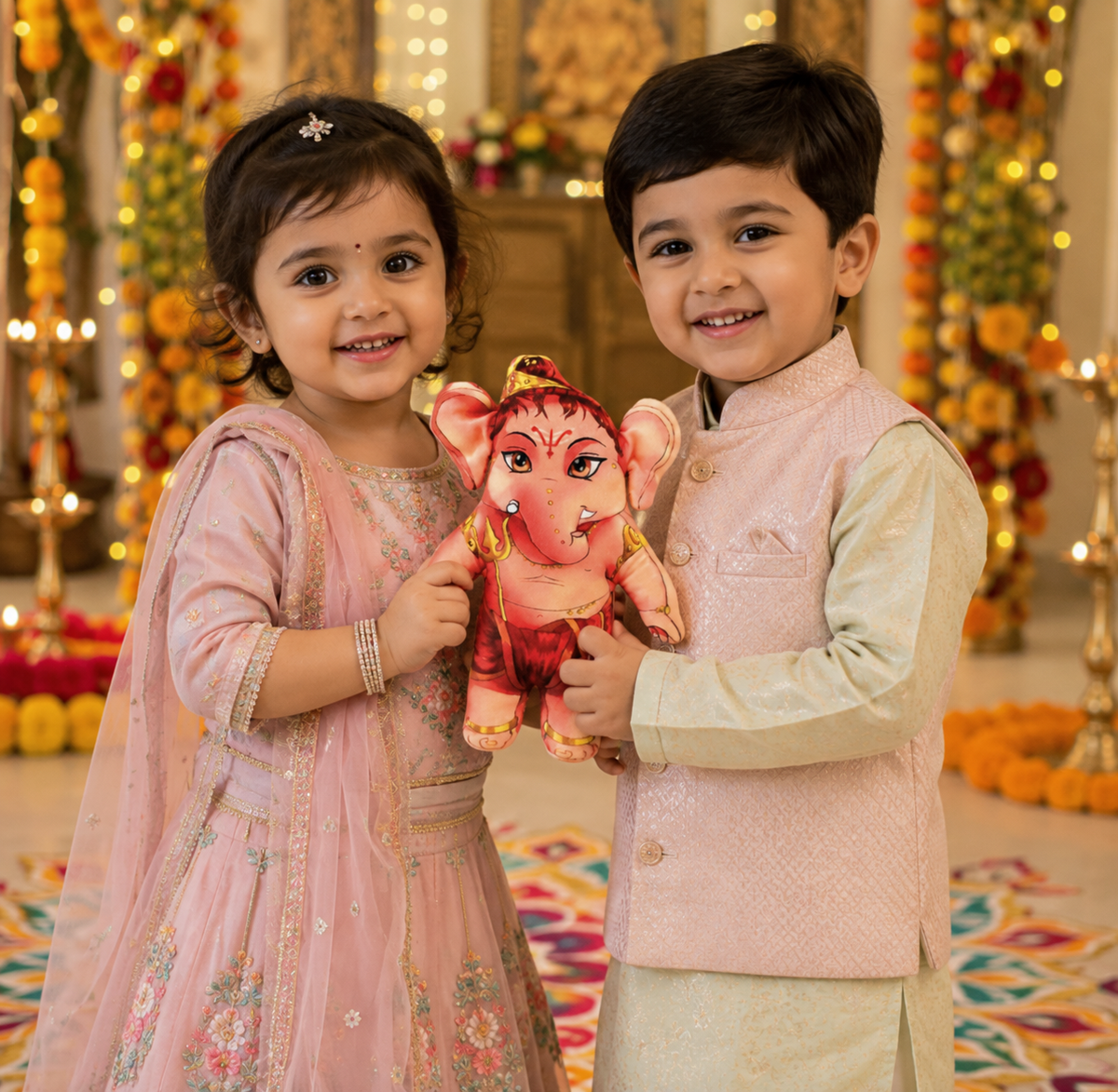 Lord Ganesha Plush Doll