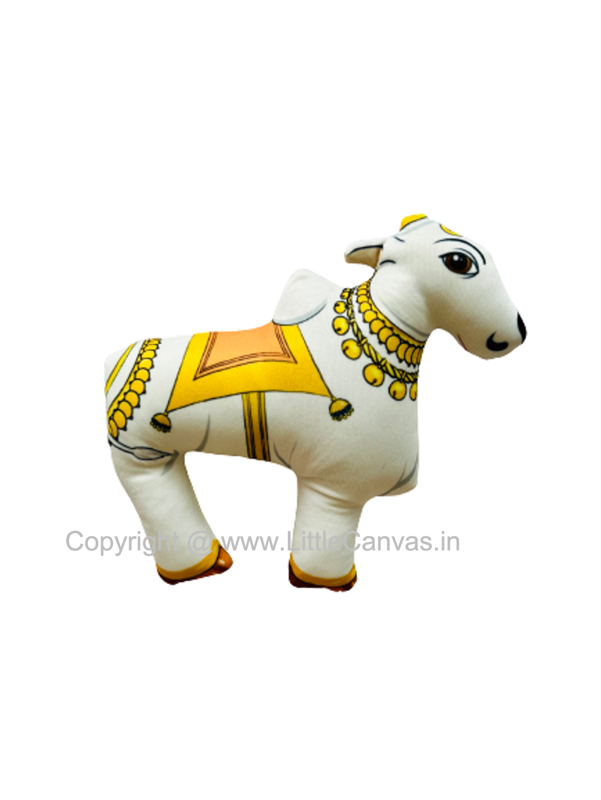 Lord Shiva and Nandi Bull Plush Dolls