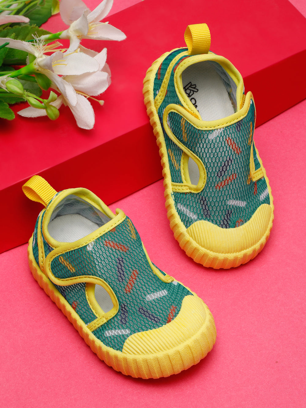 Premium Confetti Toddlers' Walking Shoes - Green