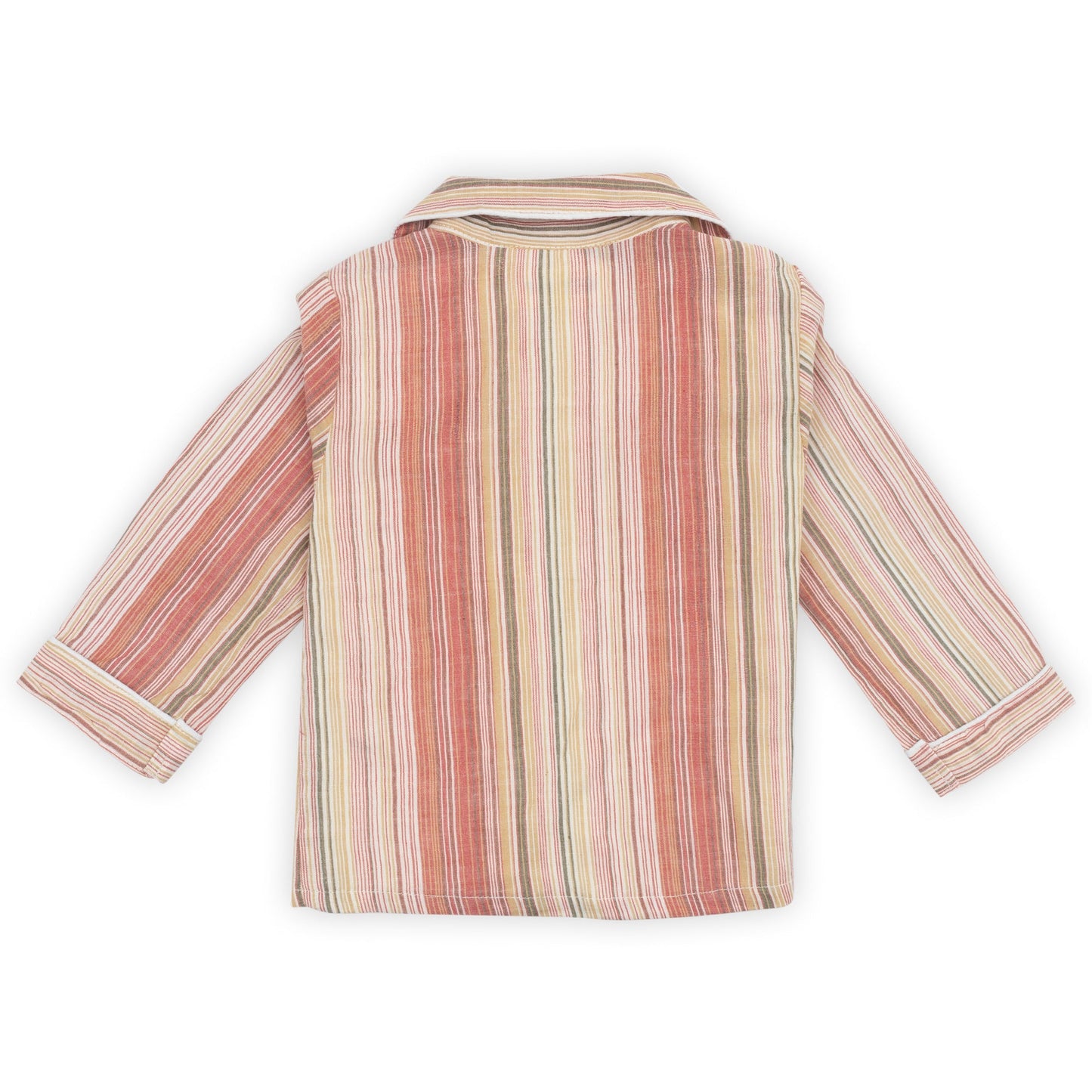 Sunset Stripes Cotton Night Suit