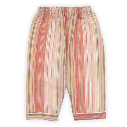 Sunset Stripes Cotton Night Suit