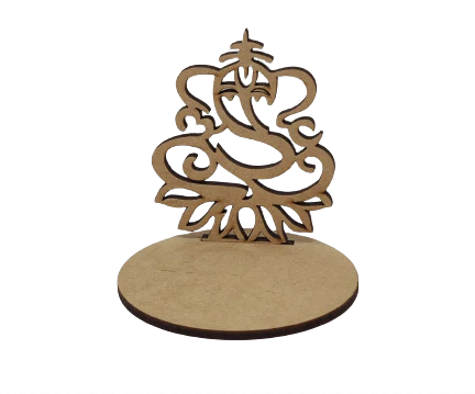 DIY Wooden Lord Ganesha Tealight Holder Kit