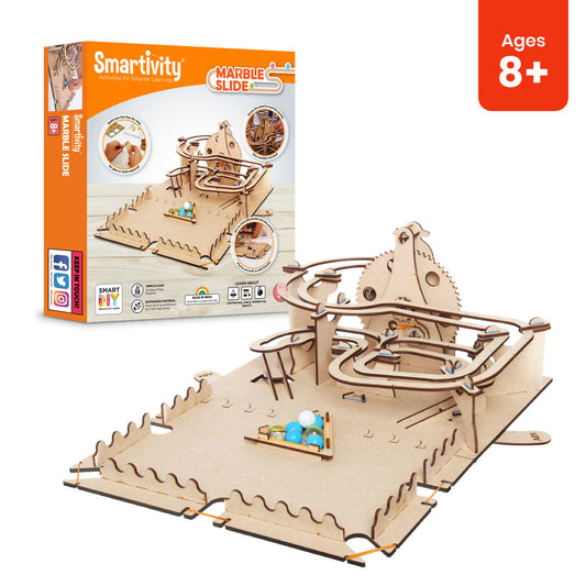 Smartivity Roller Coaster Marble Slide STEM Toy for Kids 8+