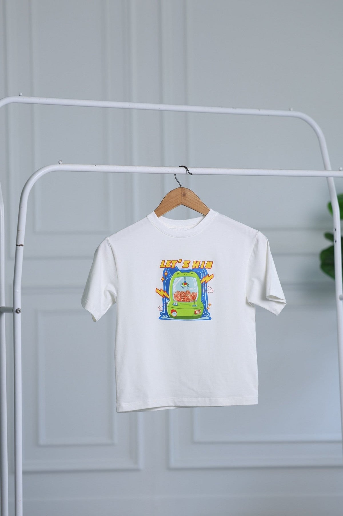 NOEL Bamboo Graphic T-Shirt – Let’s Win Arcade Print Kids T-Shirt