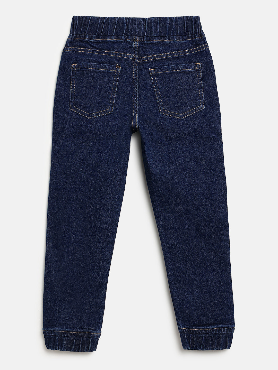 Indigo Cotton Jogger Jeans for Boys