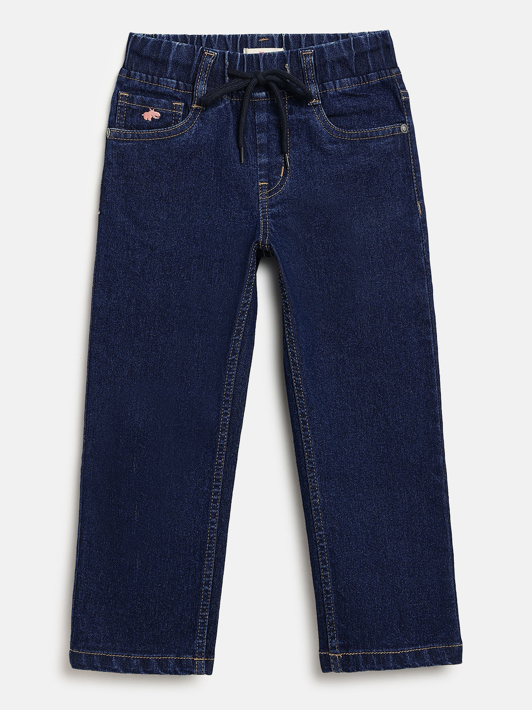Everyday Comfort Straight Fit Jeans for Girls (Indigo)