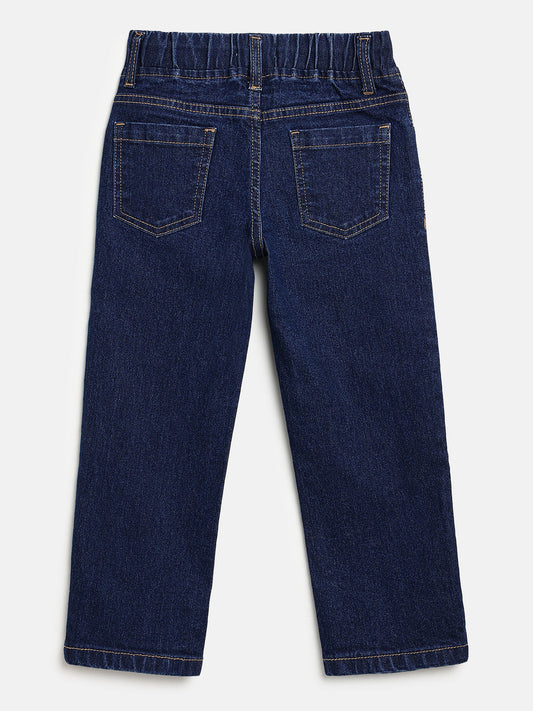 Everyday Comfort Straight Fit Jeans for Girls (Indigo)