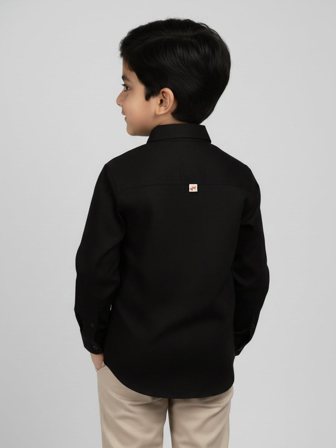 The Classic Formal Shirt for Boys (Black)
