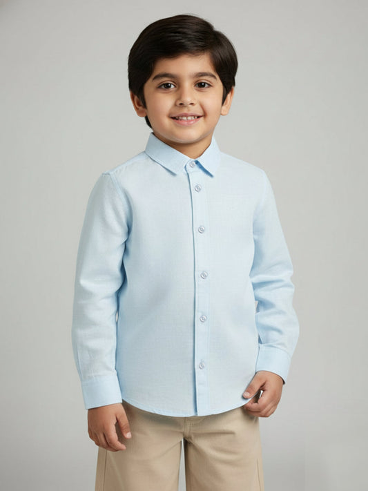 The Classic Formal Shirt for Boys (Blue)