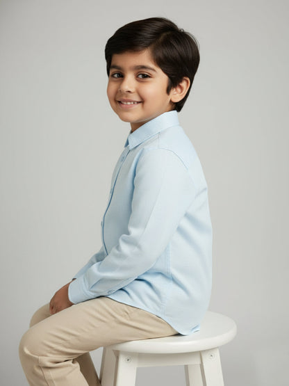 The Classic Formal Shirt for Boys (Blue)