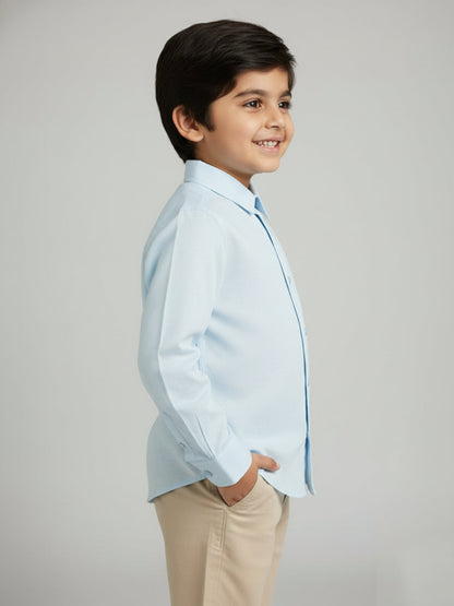 The Classic Formal Shirt for Boys (Blue)