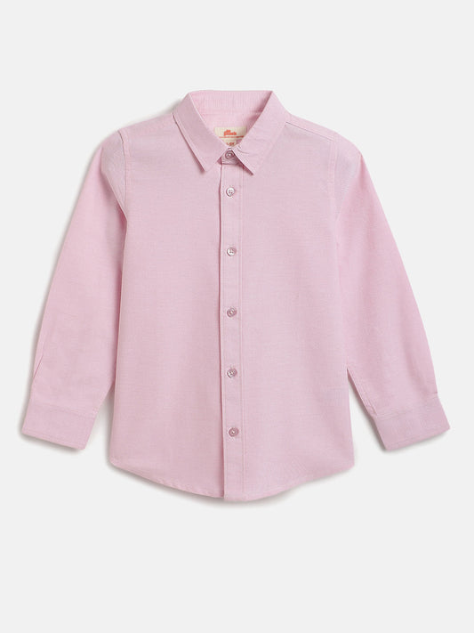 The Classic Formal Shirt for Boys (Pink)