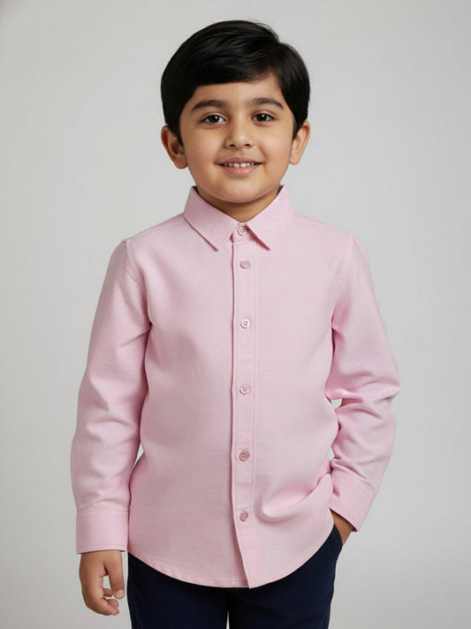 The Classic Formal Shirt for Boys (Pink)