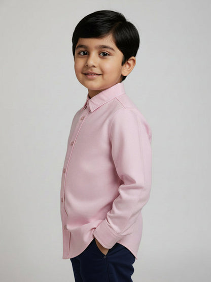 The Classic Formal Shirt for Boys (Pink)