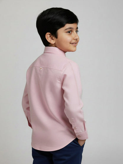 The Classic Formal Shirt for Boys (Pink)