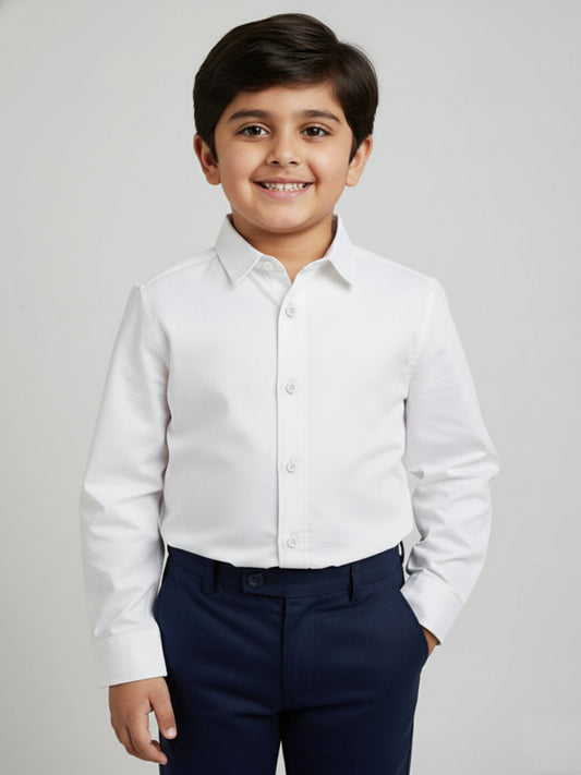 The Classic Formal Shirt for Boys (White)