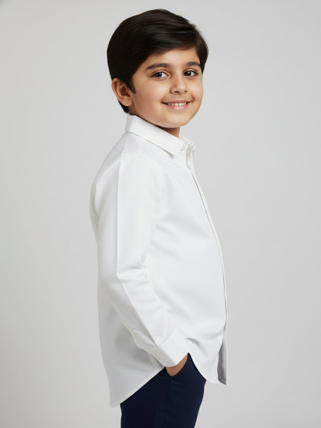 The Classic Formal Shirt for Boys (White)