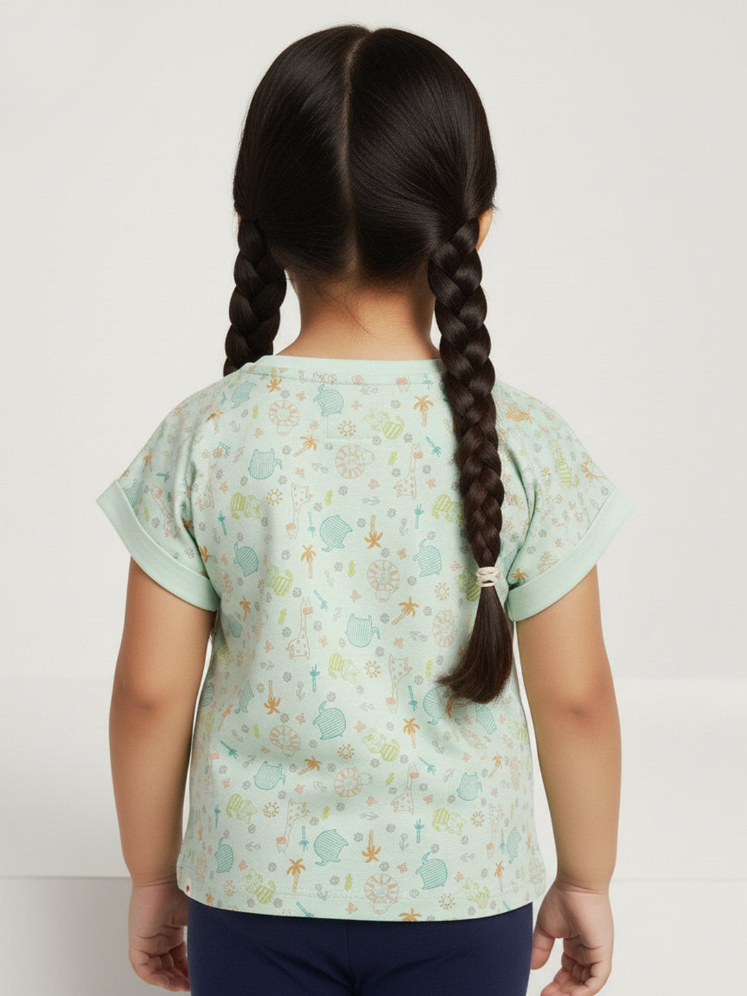 Easy Breezy Pure Cotton Comfort T-shirt in Green