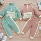 Baby Unisex Tracksuit Brown Baby Clothing for kids