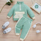 Baby Unisex Tracksuit Brown Baby Clothing for kids