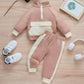 Baby Unisex Tracksuit Pink Baby Clothing for kids