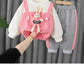 Baby Unisex “Rabbit “ Captioned Tracksuit With Matching Soft Toy Pink Baby Clothing for kids