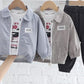 Baby Boy Casual Stripped Zipper And T-Shirt Set With Matching Pants