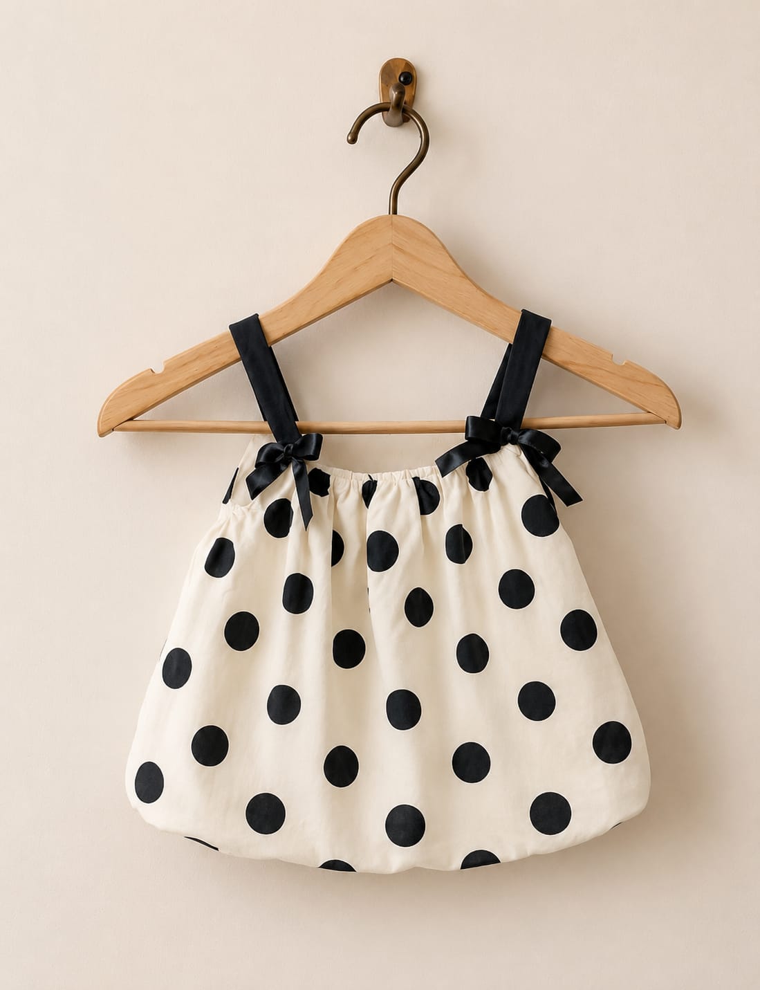 Ivory and Black (Polka Dot)